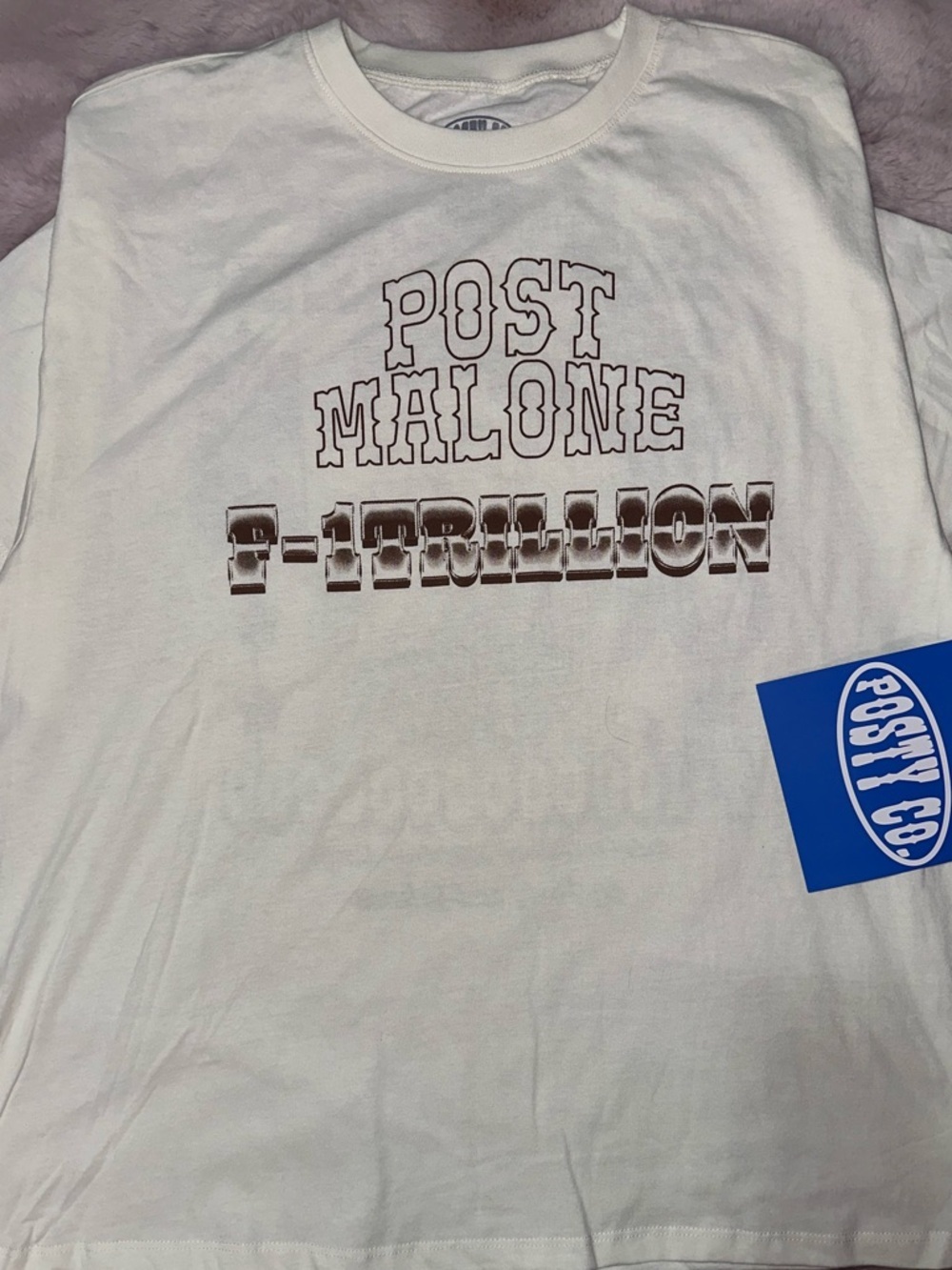 Post Malone Cream F-1-Trillion Short Sleeve Graphic Tee